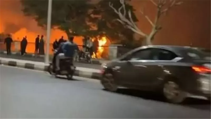 حريق كورنيش المعادي    