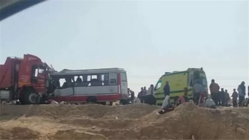 حادث طريق بني سويف    