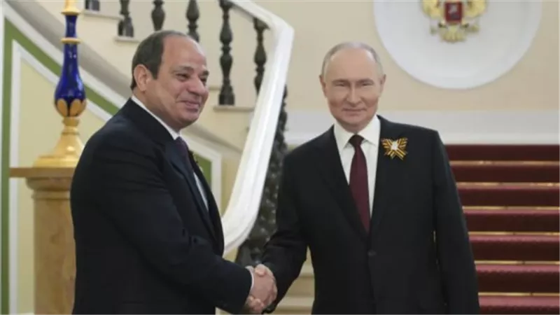  عبد الفتاح السيسي والرئيس فلاديمير بوتين
    
