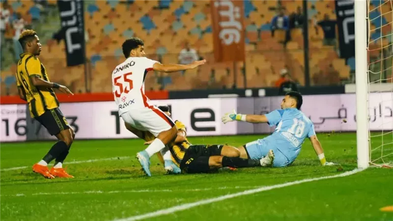 هدف محمد حمد في المقاولون العرب     