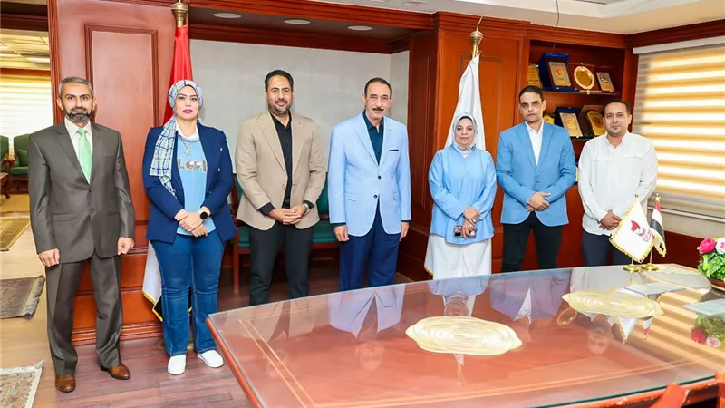 الاستقبال للوفد     