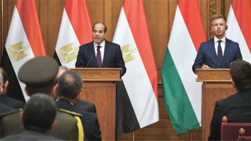 الرئيس السيسى ورئيس وزراء المجر
    